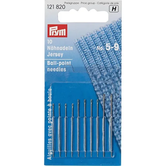 Prym Handnähnadeln Jersey-Ball-point, 10 Stück