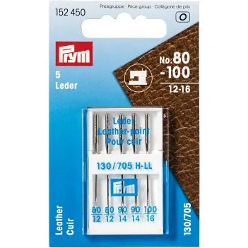 Prym Leder-Nähnadeln 80-100, 130/705, sortiert