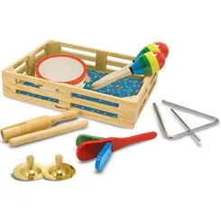 Melissa & Doug Musikkiste mit 7 Instrumenten