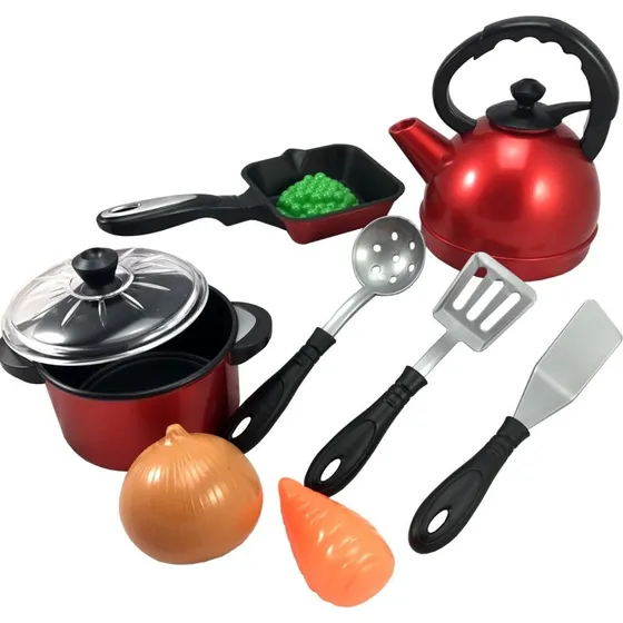 Kchenheld 10tlg Wasserkessel Set Spielkche Kinder