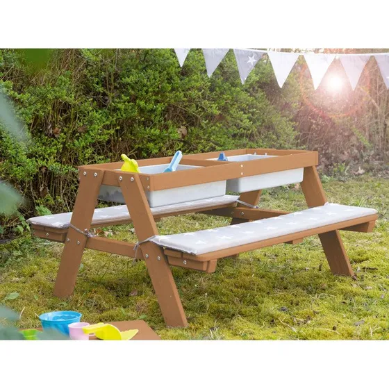 roba Kindersitzgarnitur 'Play' mit Spielwannen, Teakoptik