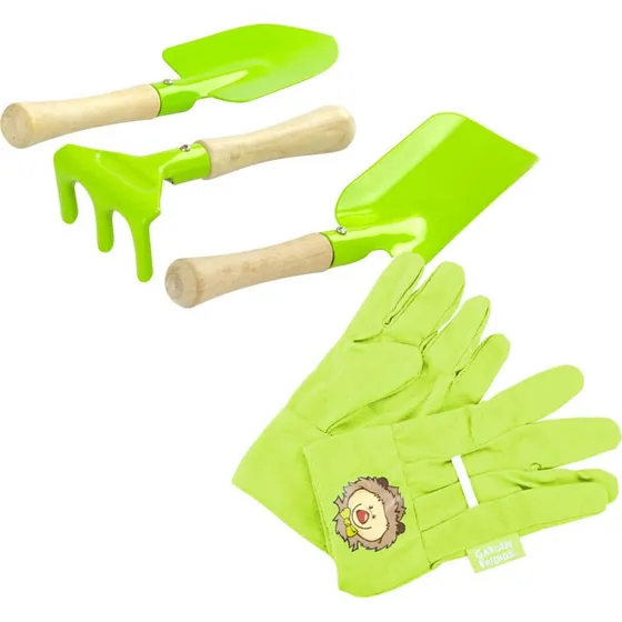Pebaro GAR1 Garten-Set für Kinder, 4 tlg. grün