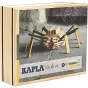 KAPLA Baukasten Spinne mit 75 Holzplättchen