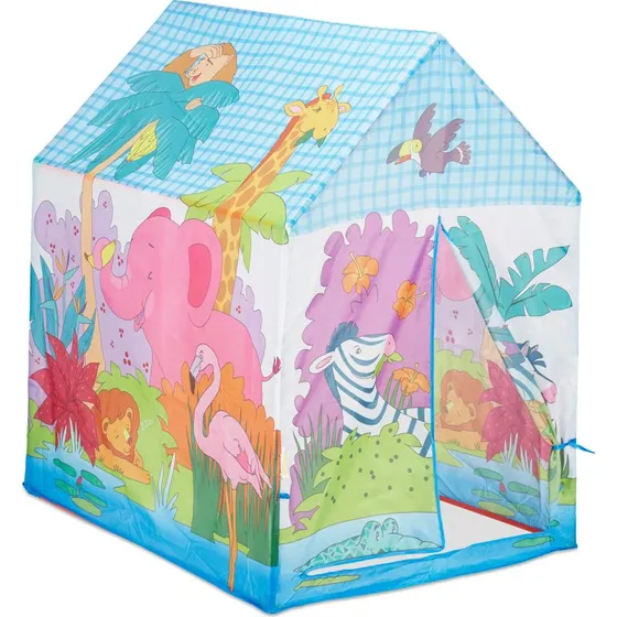 Relaxdays Spielzelt Dschungel 102 x 72 x 95 cm bunt