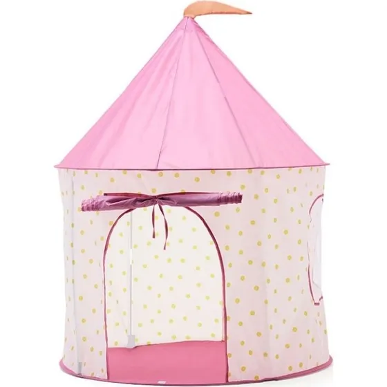Kid's Concept Spielzelt Check Dot Pink 130x100x100 cm
