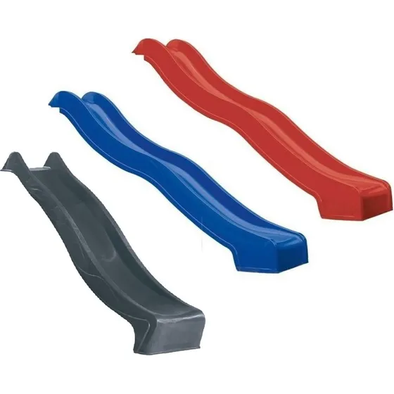 KARIBU Wellenrutsche 232/300 cm, blau/rot/anthrazit