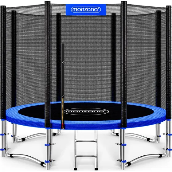 Monzana Trampolin 305 cm mit Sicherheitsnetz, 150 kg belastbar