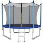 Coast 305 cm Trampolin mit Sicherheitsnetz schwarz/blau