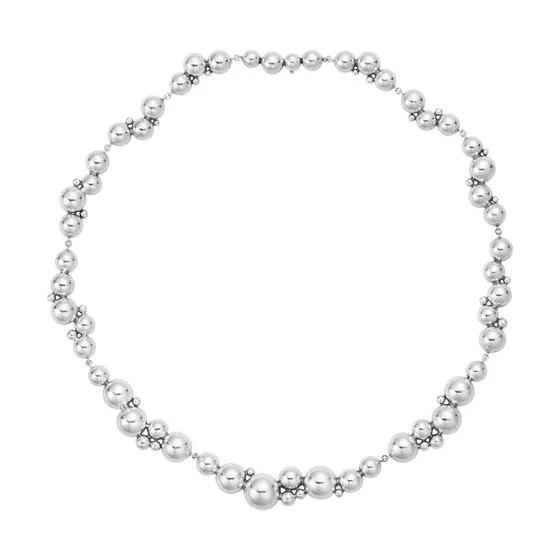 Georg Jensen Moonlight Grapes Halskette aus Sterlingsilber