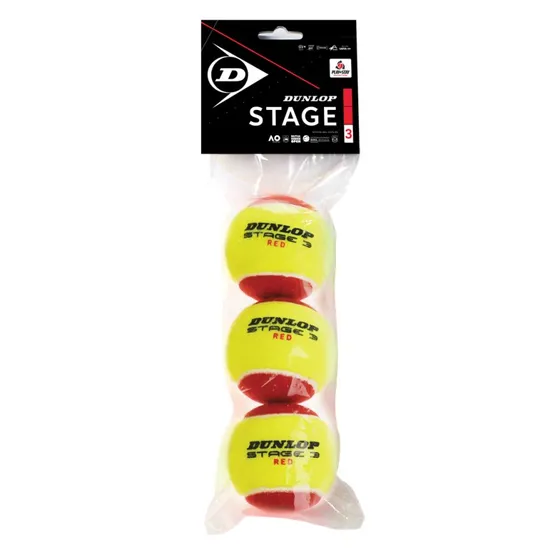 Dunlop Stage 3 Shortex Ball 12er gelb-rot
