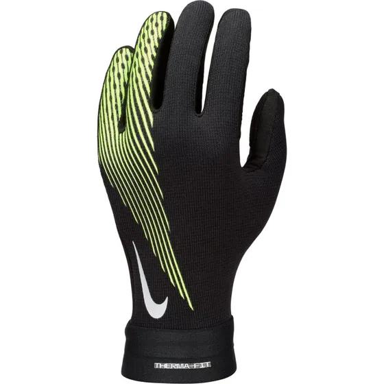 Nike Academy Junior Therma-Fit Handschuhe schwarz/neon gelb S