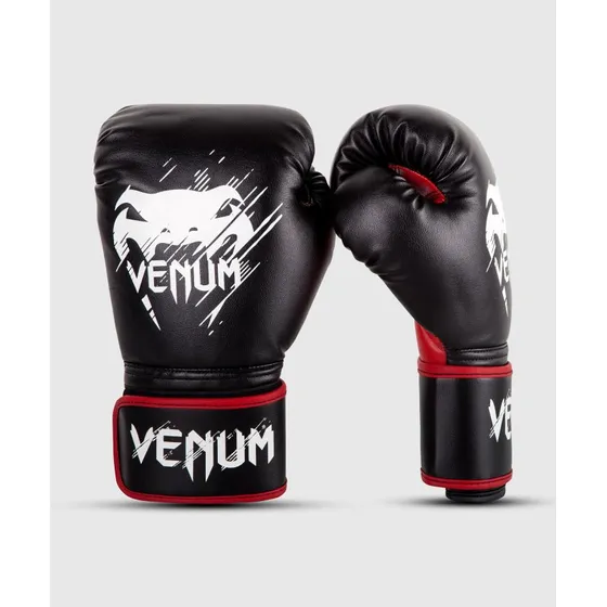 Venum Contender Kids Boxhandschuhe 6oz Schwarz/Rot