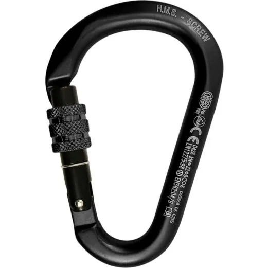 KONG HMS CLASSIC Alu-Karabiner schwarz
