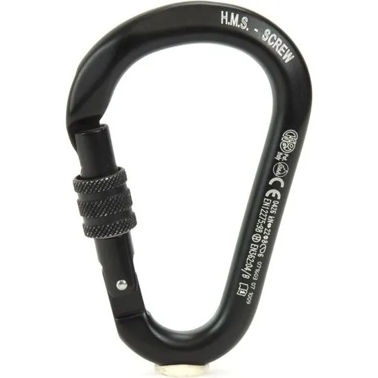 Kong HMS-Karabiner Screw-Lock schwarz