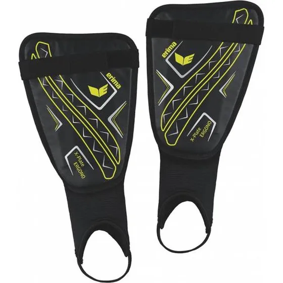 Erima X-Plate Ergono Schienbeinschoner 7212201 schwarz/neon gelb