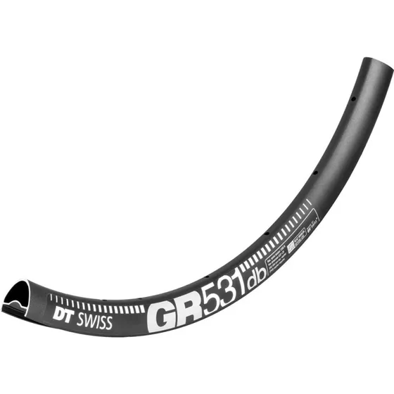 DT Swiss GR531 DB Disc Felge 700c 28L schwarz