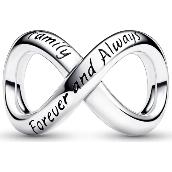 Pandora Infinity Forever Charm in Sterlingsilber