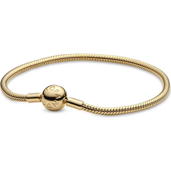 Pandora 568748C00 Schlangenarmband Goldfarben 18 cm