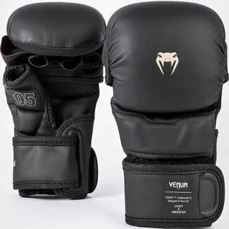 Venum Impact Evo Sparring MMA Handschuhe Schwarz