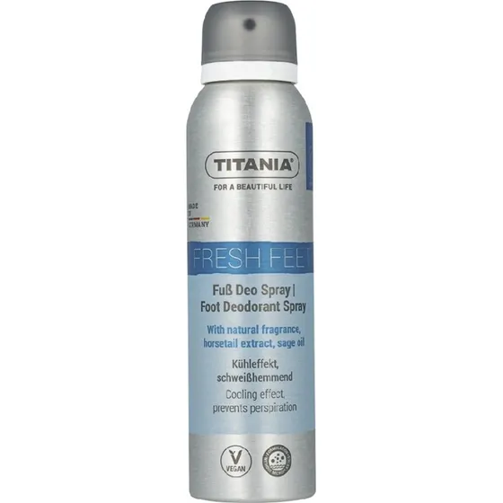 Titania Fresh Feet Fuß Deo Spray 150ml Vegan