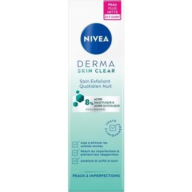 NIVEA Derma Skin Clear Nacht-Exfoliator 40 ml