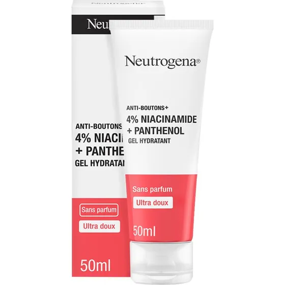 Neutrogena Anti-Boutons+ Feuchtigkeitsgel 4% Niacinamid & Panthenol 50 ml