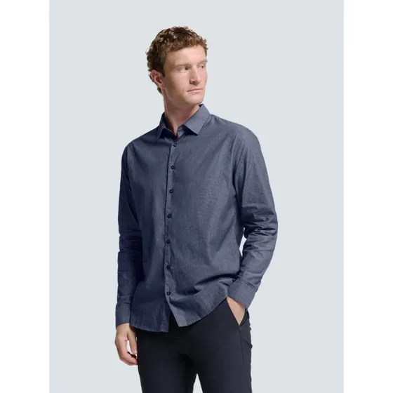 No Excess Timeless Basics Oxford-Hemd, 2-Farben