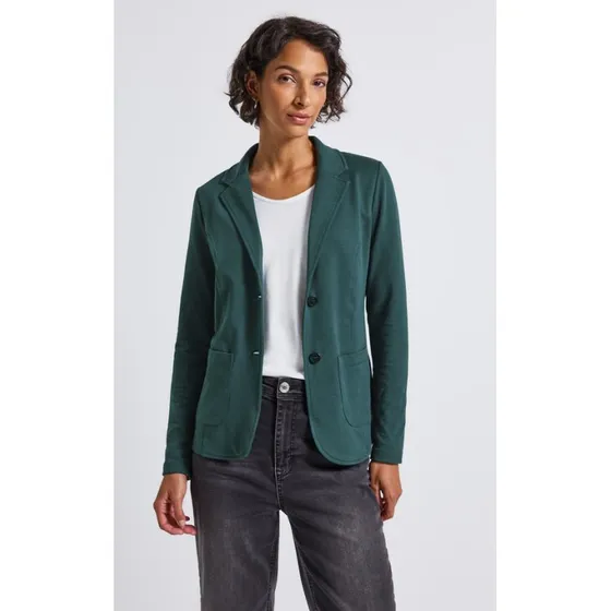 Street One Kurzblazer Baumwolle Stretch