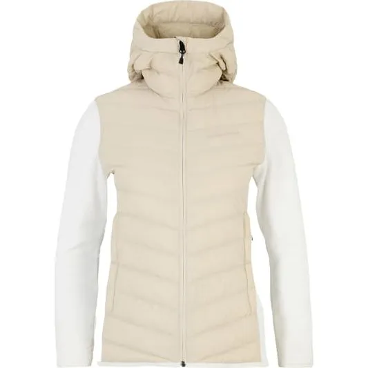 Peak Performance Women's Frost Down Hybrid Hood Sand Fog