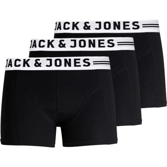 Jack & Jones Sense Trunks 3er Pack Schwarz