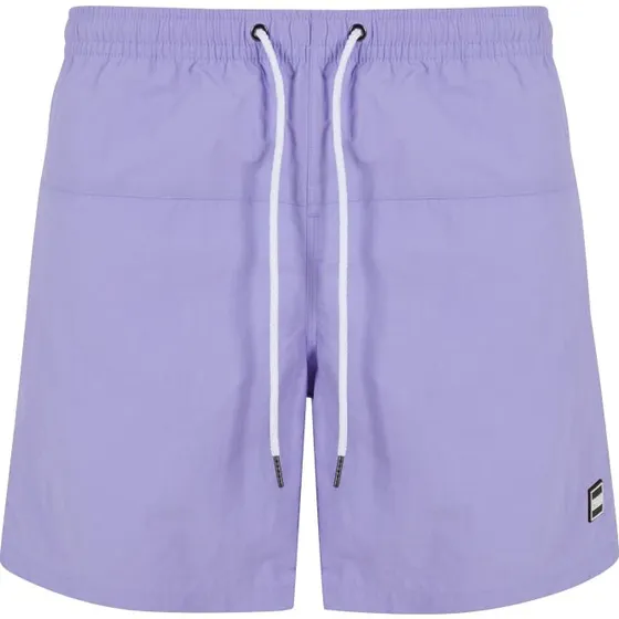Urban Classics Herren Block Swim Shorts in Lavendel