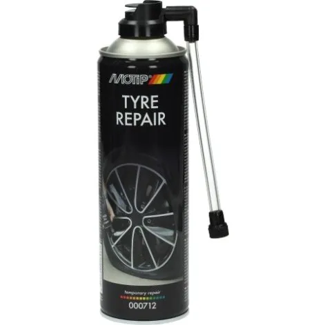 Motip Tire Repair Reifenspray 500ml schwarz
