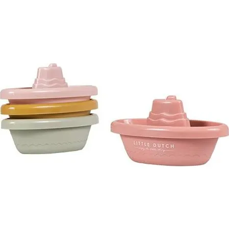 Little Dutch Stapelbare Badebötchen Rosa 4er Set