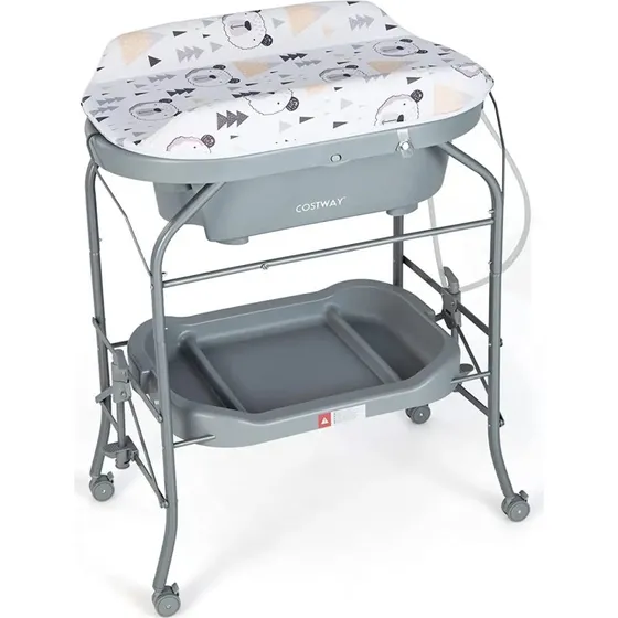 MamaCare 4-in-1 Wickeltisch mit Badewanne
