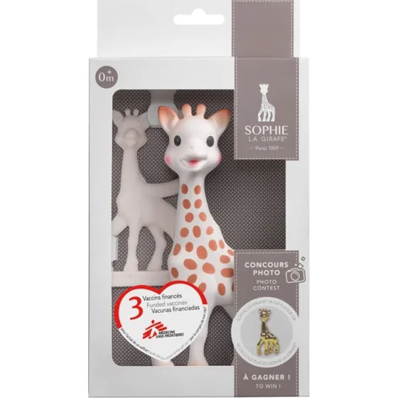 Sophie La Girafe mit Beißring – Naturkautschuk, BPA-frei