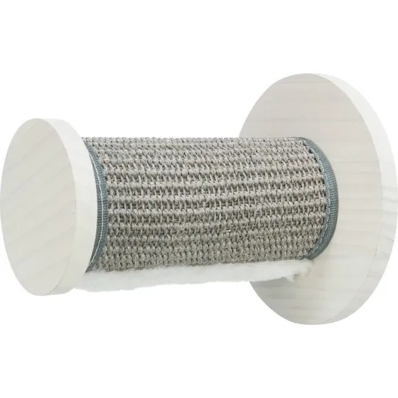 TRIXIE Kletterstufe Wandmontage Sisal/Kiefernholz 18x22 cm weiß/grau
