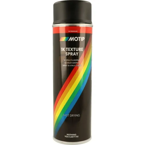 Motip 1K Struktur-Spray Schwarz 500 ml