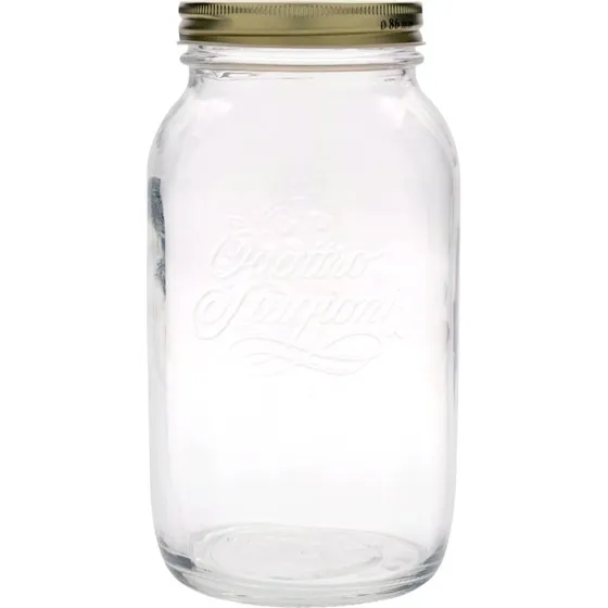 Quattro Stagioni 1,5 L Glas mit Schraubverschluss