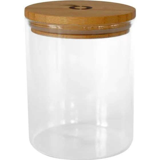 pandoo Vorratsglas 800 ml mit Bambusdeckel