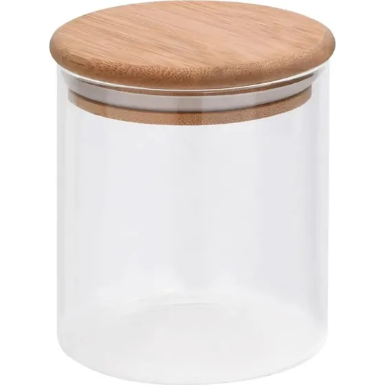 vidaXL Vorratsgläser 10x 600 ml mit Bambusdeckel