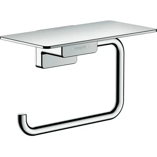 hansgrohe AddStoris Toilettenpapierhalter mit Ablage chrom