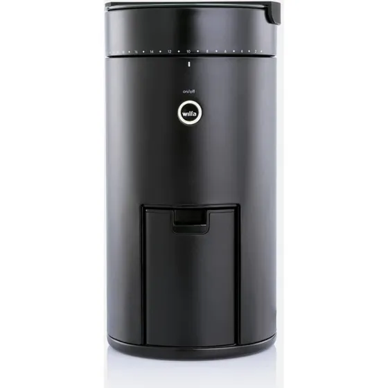 Wilfa Uniform+ Kaffeemühle Schwarz mit Waage