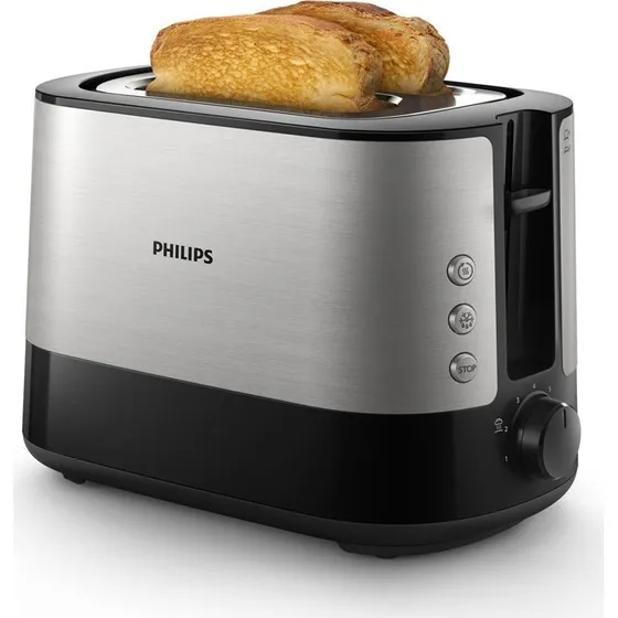 Philips HD2637 90 Toaster mit 10 % breiteren Schlitzen