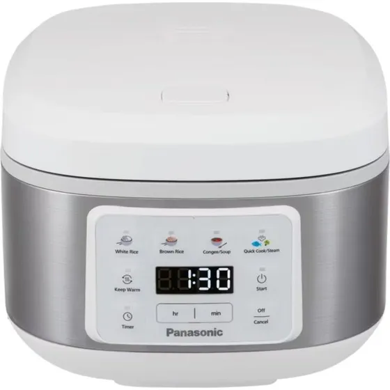Panasonic SR-DA152WXE Keramikbeschichtet, 1,5 Liter Reiskocher & Dampfgarer
