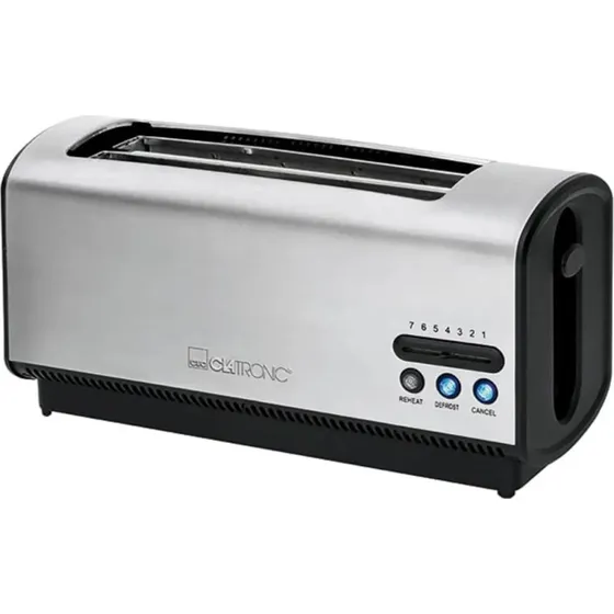 Clatronic TA 3687 Edelstahl 4-Scheiben-Toaster