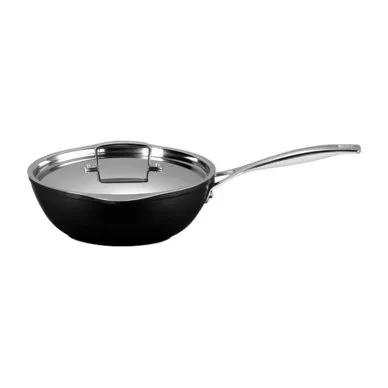 Le Creuset Sautépfanne 24 cm Schwarz 3-lagig