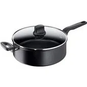 Tefal HARD TITANIUM PRO Schmorpfanne 28 cm schwarz
