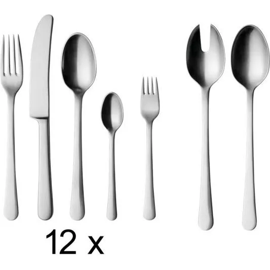 Georg Jensen Copenhagen 4-tlg. Mattes Besteckset