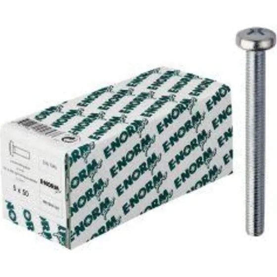 E-NORMpro DIN 7985 M6 x 30 mm, 50 Stück, galv. verzinkt, PH3