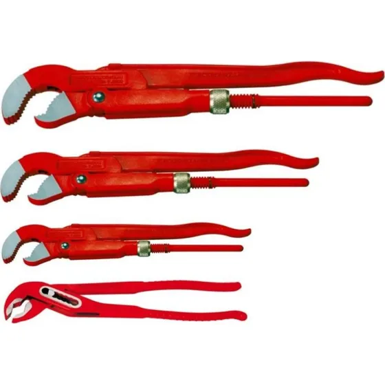 Rothenberger Eckrohrzangenset 4-teilig 1-1,5-2" 10"